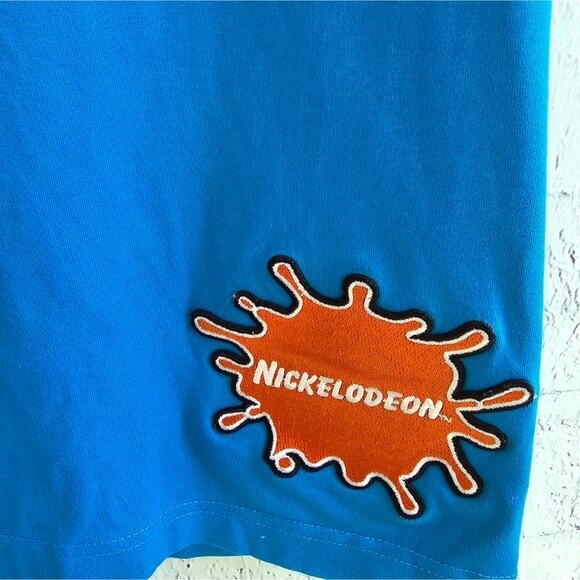 90's Nickelodeon Y2K Show Patch Blue Graphic Tee Unisex Small - Picture 7 of 12